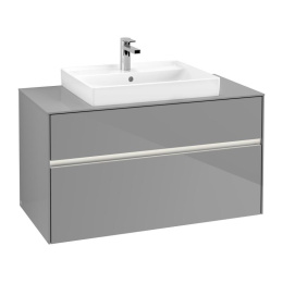 Villeroy Boch Collaro C019L0FP Тумба под раковину 1000х500 мм (Glossy Grey)