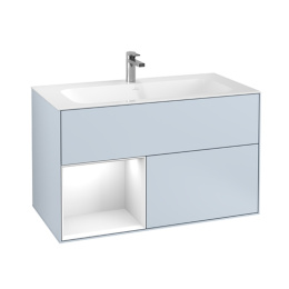 Villeroy Boch Finion G030MTHA Тумба под раковину 996х498 мм (white matt/cloud matt)