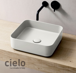 Ceramica CIELO Shui Comfort SHCOLAQ40 TL - Раковина накладная на столешницу 40 * 40 см (Talco)