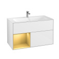 Villeroy Boch Finion G030HFGF Тумба под раковину 996х498 мм (gold matt/glossy white)