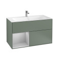 Villeroy Boch Finion F030GJGM Тумба под раковину 996х498 мм (light grey matt/olive matt)