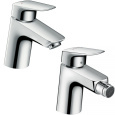 Комплект смесителей Hansgrohe Logis (71070000/71204000) хром