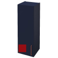 Шкаф-пенал Jacob Delafon Odeon Rive Gauche 40 см, EB2571G/D-RX-M69, цвет тёмно-красный матовый, ручк