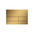 Клавиша смыва Tece Square II 9240847 для унитаза PVD Brushed Gold Optic