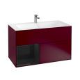 Villeroy Boch Finion G030PHHB Тумба под раковину 996х498 мм (glossy black/peony matt)