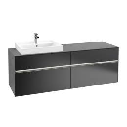 Villeroy Boch Collaro C022L0PD Тумба под раковину 1600х500 мм (Black Matt Lacquer)