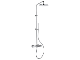 Душевая стойка с термост Mamoli Shower Systems 382708220021 смесителем верхним и ручным душем, Хром