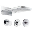 Комплект Hansgrohe Raindance Rainfall AIR 28411000, 548х280 мм, 3 режима струи