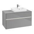 Villeroy Boch Collaro C015L0FP Тумба под раковину 1000х500 мм (Glossy Grey)