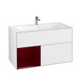 Villeroy Boch Finion G030HBGF Тумба под раковину 996х498 мм (peony matt/glossy white)