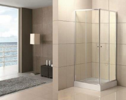 Душевой уголок BelBagno Uno-195, UNO-195-AH-2-120/80-C-Cr, 120 х 80 х 195 см, профиль хром