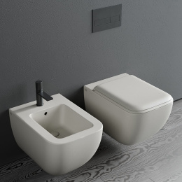 Ceramica CIELO Shui Comfort SHCOBS TL - Биде подвесное 55*37 см, с отверстием для смесителя (Talco)