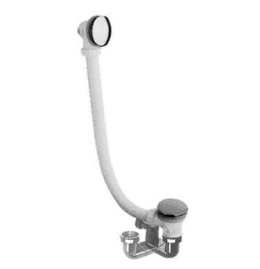 Сифон для ванны с дренажным трапом Tres (134445) хром