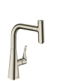 Смеситель для кухни Hansgrohe Metris Select M71 (73802800) сталь