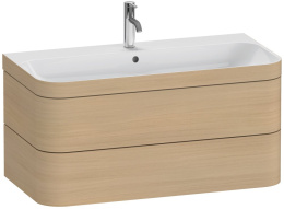 Умывальник 97,5 см Duravit Happy D.2 Plus HP4638O7171, дерево