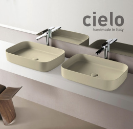 Ceramica CIELO Shui Comfort SHCOLAR60LN - Раковина накладная на столешницу 60*40 см (Lino)