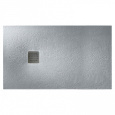 Душевой поддон из материала Stonex® Roca Terran 1600x800 цемент, с сифоном и решеткой, AP01640320013