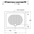 Душевой поддон 100X80 см Ideal Standard CONNECT T267601