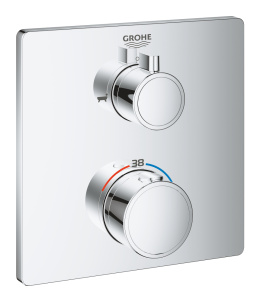 Grohe Grohtherm 24080000 Термостат для ванны, встраиваемый без излива