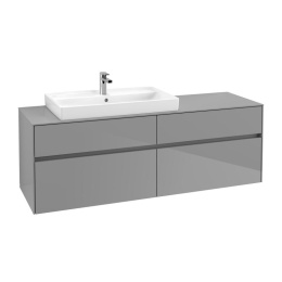 Villeroy Boch Collaro C02600FP Тумба под раковину 1600х500 мм (Glossy Grey)