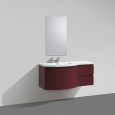 Тумба под раковину BelBagno Prospero PROSPERO-1200-3C-SO-RB-LEFT, Rosso Brilliante/левосторонняя