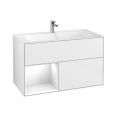 Villeroy Boch Finion G030GFGF Тумба под раковину 996х498 мм (glossy white/glossy white)