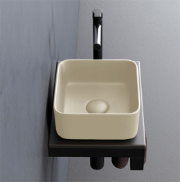 Ceramica CIELO Shui Comfort MILAQ LN - Раковина накладная Minimo 25*25 см Lino