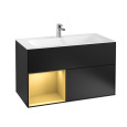 Villeroy Boch Finion G030HFPD Тумба под раковину 996х498 мм (gold matt/black matt)