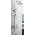 Тропическая, душевая система RUSH со смесителем для ванны, фикс. излив, хром ST4235-50