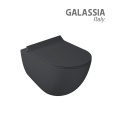 Унитаз подвесной Galassia Dream (7317NEMT), цвет черный, матовый