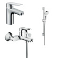 Комплект смесителей Hansgrohe Logis E (71178000/71415000/26532400) хром