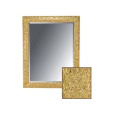 Зеркало LINEA 75х95 рельефная резная рама из массива дерева золото