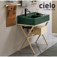 Ceramica CIELO Siwa SWSTE RS - Консоль для раковины, деревянная (Rovere Sbiancato - Выбеленный дуб)