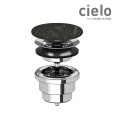 Ceramica CIELO PIL01 NM - Донный клапан, сливной гарнитур Nero Marquina (Чёрный мрамор)