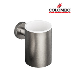 Colombo Design PLUS W4902.HPS1 - Настенный стакан для зубных щеток (нержавеющая сталь)