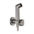 Гигиенический душ Hansgrohe Bidette (29232340) хром черный шлифованный (матовый)