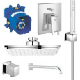 Grohe Eurocube 23409000 Душевая система, со смесителем встроенным