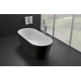 Акриловая ванна 170x80 BelBagno (BB71-1700-NERO), округлая