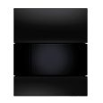 TECEsquare Urinal Панель смыва, стекло черное, клавиша черная