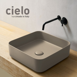 Ceramica CIELO Shui Comfort SHCOLAQ40 AV - Раковина накладная на столешницу 40 * 40 см (Avena)