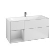 Villeroy Boch Finion F060GJMT Тумба под раковину 1196х498 мм (light grey matt/white matt)