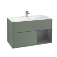 Villeroy Boch Finion G040GKGM Тумба под раковину 996х498 мм (anthracite matt/olive matt)