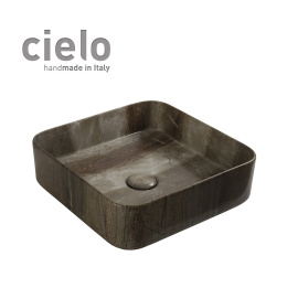 Ceramica CIELO Shui Comfort SHCOLAQ40 BP - Раковина накладная на столешницу 40 * 40 см (Breccia Para