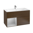 Villeroy Boch Finion F030GJGN Тумба под раковину 996х498 мм (light grey/walnut veneer)