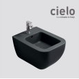 Ceramica CIELO Shui Comfort SHCOBS BA - Биде подвесное 55*37 см, с отверстием для смесителя (Basalto