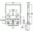 Система инсталляции Viega Steptec 471934 для биде (Германия)