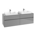 Villeroy Boch Collaro C02400FP Тумба под раковину 1600х500 мм (Glossy Grey)