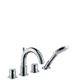 Hansgrohe Axor Uno 38454000 Смеситель ванны для монтажа на плиточный бортик (хром)