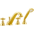 Смеситель на борт ванны Cisal Arcana Ceramic AC00026424, золото