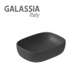 Накладная раковина 50 см Galassia Dream (7301NEMT), цвет черный, матовый